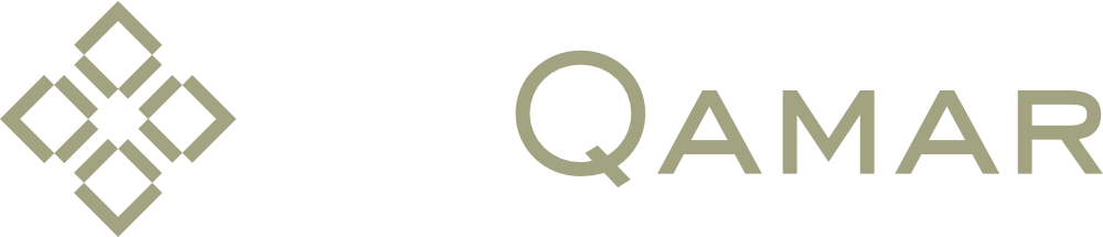 Logo Al Qamar - Areia - horiz